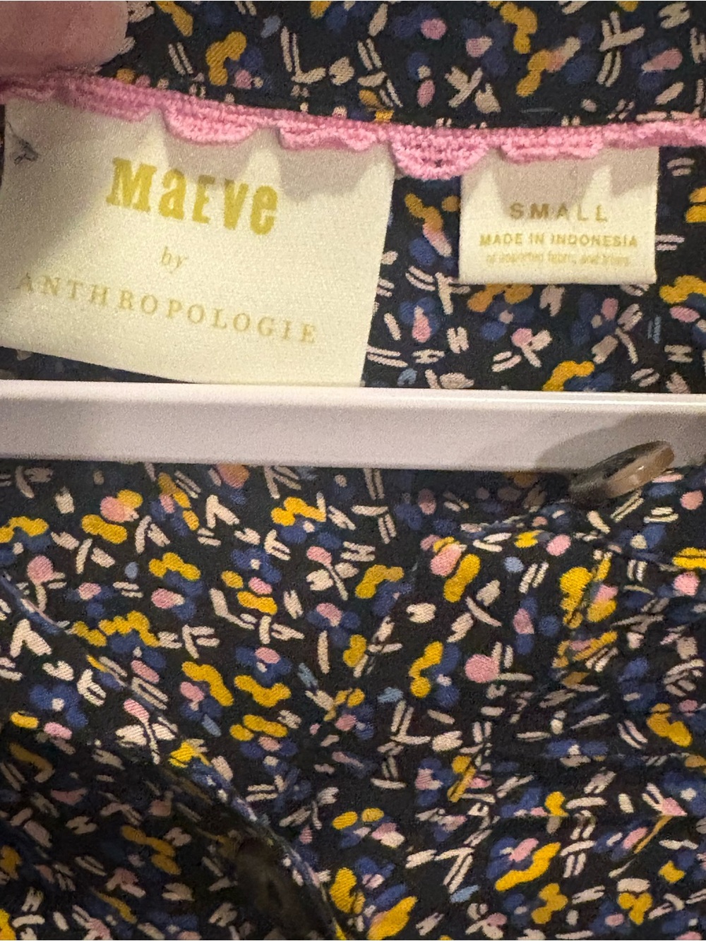 Maeve Anthropologie Berwick Split-Neck Blouse - Picture 7 of 10
